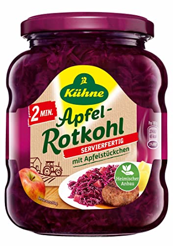 Kühne 2 Minuten Apfelrotkohl, 370 ml von Kühne