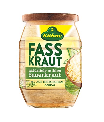 Kühne Fasskraut natürlich-mildes Sauerkraut, 425ml von Kühne