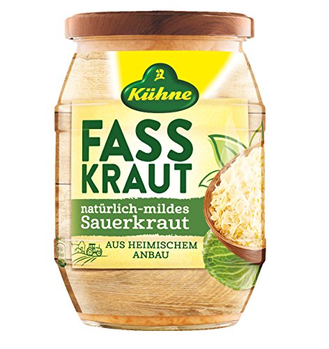 Kühne Fasskraut natürlich-mildes Sauerkraut, 650 g von Kühne