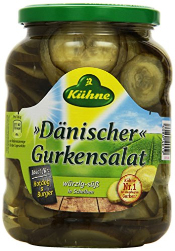 Kühne Gewürzgurke Dänischer Gurkensalat, 670g von Kühne