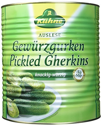 Kühne Gewürzgurken Auslese, 55/60, 5.6 kg Dose von Kühne