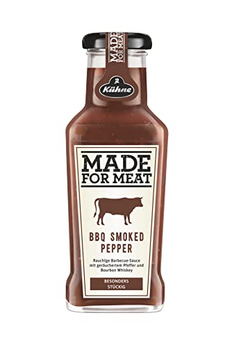 Kühne Grillsauce Made for Meat Smoked Pepper, 235 ml von Kühne