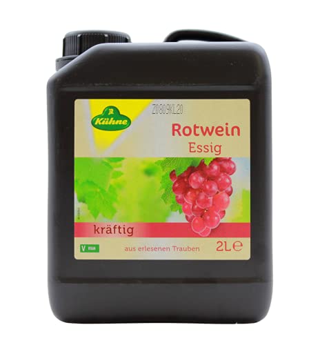 Kühne Rotwein Essig kräftig, (1 x 2 l) von Kühne