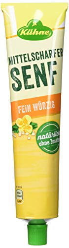 Kühne Senf mittelscharf, 12er Pack (12 x 200 ml) von Kühne