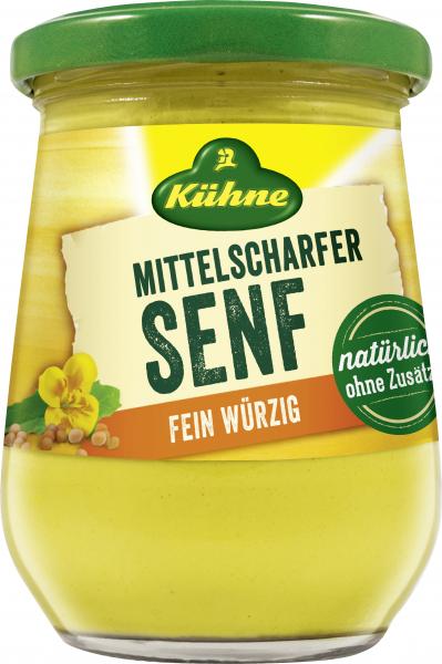 Kühne Senf mittelscharf fein würzig von Kühne