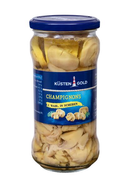 Küstengold Champignons in Scheiben 2. Wahl von Küstengold