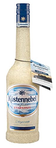 Küstennebel | Sternanis | 500 ml | Strandflasche | beliebteste deutsche Anisspirituose | sympathischer Klassiker | Ideal als Aperitif von Küstennebel