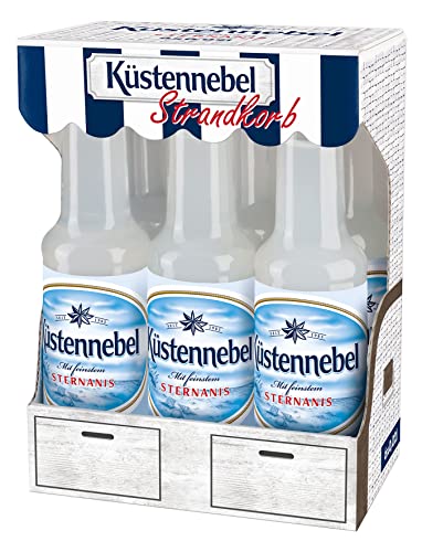 Küstennebel | Sternanis | 6 x 0,02 l beliebteste deutsche Anisspirituose | sympathischer Klassiker | Ideal als Aperitif von Küstennebel