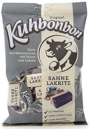 Kuhbonbon Sahne Lakritz, 200 g, 200LD von Kuhbonbon