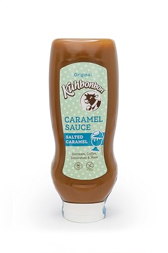 Kuhbonbon Salted Caramel Sauce – gesaltzene Karamellsauce mit MIlch und Butter, glutenfrei, palmölfrei, 1000 gr von Kuhbonbon