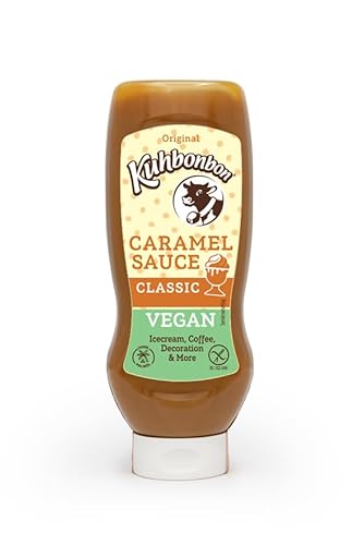 Kuhbonbon Vegan Caramel Sauce – vegane Karamellsauce mit Kokosmilch, glutenfrei, palmölfrei, laktosefrei, 250 gr von Kuhbonbon