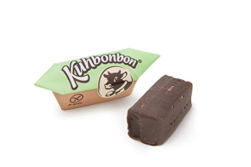 Kuhbonbon Vegan Double Choc 750g - Vegane Schoko-Karamellbonbons in der Großpackung von Kuhbonbon