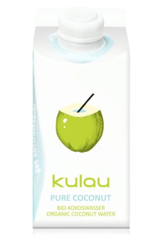 8 x 330ml KULAU Pure Coconut - reines Bio-Kokoswasser von Kulau