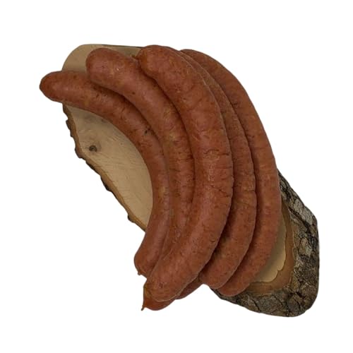 Hirsch Käsekrainer - Feinstes Brühwürste mit cremiger Käsefüllung, 5 Stück, 650g von Kumitzberg