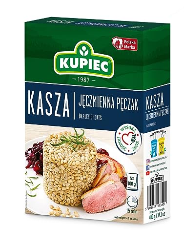 Kupiec Buchweizengrütze 100% /// Kasza jeczmienna Peczak 4x100g von Kupiec