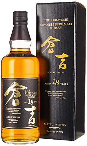 The Kurayoshi 18 Years Old Pure Malt Whisky mit Geschenkverpackung (1 x 0.7 l) von The Kurayoshi