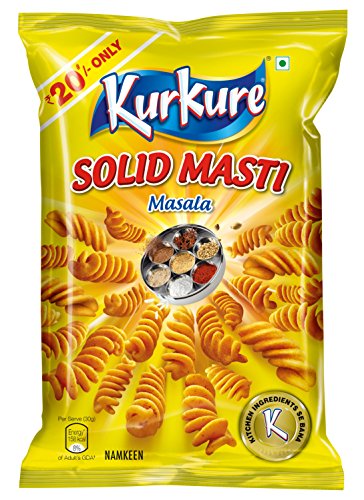 Kurkure Snacks, Solid Masti Masti, 90 g Beutel von Kurkure