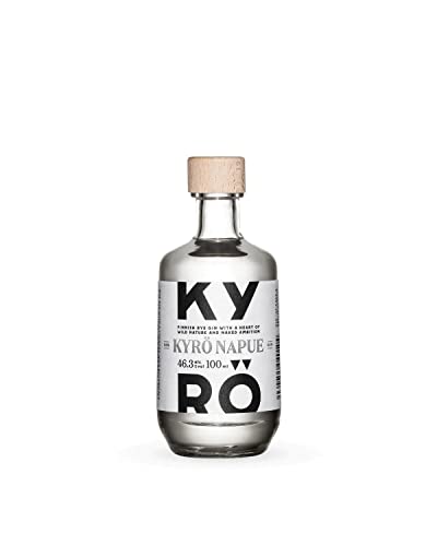 Kyrö Gin Mini | 46,3% Vol. | Kyrö Distillery | Roggengin aus Finnland | Lokale Zutaten wie Birkenblätter und wilde Cranberries | IWSC Gold Award | 100 ml von Kyrö