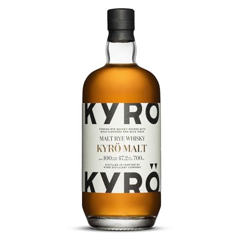Kyrö Malt Rye Whisky 47,2% vol. | Finnischer Roggenwhisky | 0,7 Liter | Kyrö Distillery von Kyrö