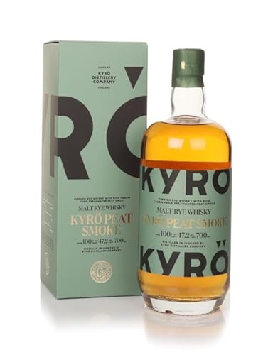 Kyrö Peat Smoke Whisky 47,2% vol. | Finnischer Roggenwhisky | 0,7 Liter | Über Süßwassertorf geräuchert | Kyrö Distillery von Kyrö