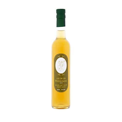 Blütenhonig Met - Honig Likör aus Spanien - Premium Qualität - reines Naturprodukt - natürliche Gärung - 15% vol Alkoholgehalt - 500 ml Flasche, Größe:500 ml von L'ABELLAMEL