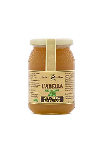 L'Abella Mel – Roher, ungefilterter Orangenblütenhonig – Orangenblüte | Reiner Bienenhonig, von Hand gesammelt an der Costa Blanca, Spanien – Glutenfrei – 500 g von L'ABELLAMEL