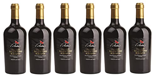 6x 0,75l - 2019er - L'Antesi - Rosso - Salice Salentino Riserva D.O.P. - Apulien - Italien - Rotwein trocken von L'Antesi