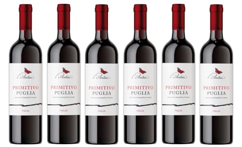 6x 0,75l - 2021er - L'Antesi - Primitivo - Puglia I.G.P. - Apulien - Italien - Rotwein trocken von L'Antesi