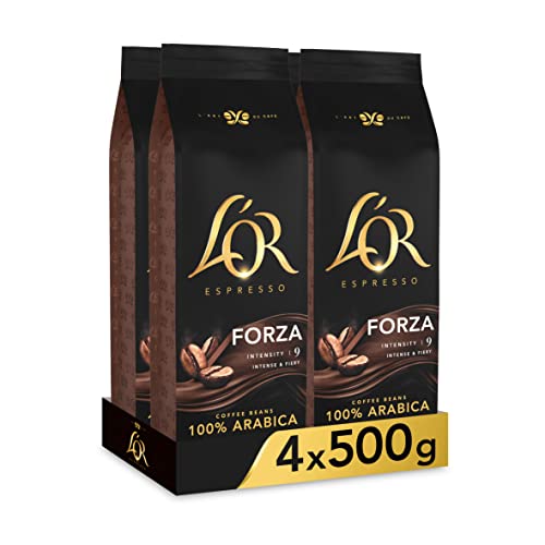 L'OR Espresso Forza-Kaffeebohnen, 4 x 500 Gramm von L'OR