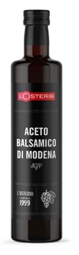 ORIGINAL L'Osteria- Aceto Balsamico di Modena IGP, reiner Balsamico Essig. Die klassische Aceto Balsamico Essigessenz aus Modena (250 ml) von L'Osteria