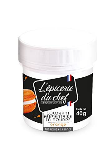 Lebensmittelfarbe Pulver 40 g - Orange von L'épicerie du chef