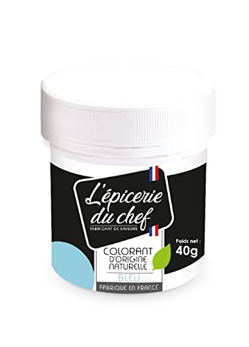 Natürliche Lebensmittelfarbe 40 g - Blau von L'épicerie du chef