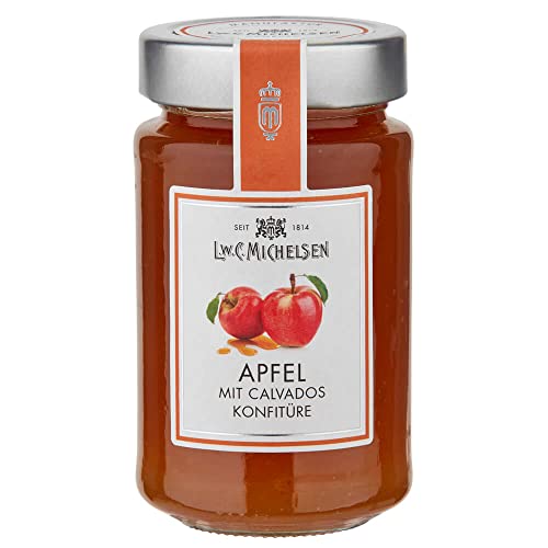 L.W.C. Michelsen - Apfel-Konfitüre mit Calvados (280g) | einzigartig & süß | hochwertige Konfitüre mit fruchtiger Note | Pure Natürlichkeit in einem Glas von L.W.C. Michelsen