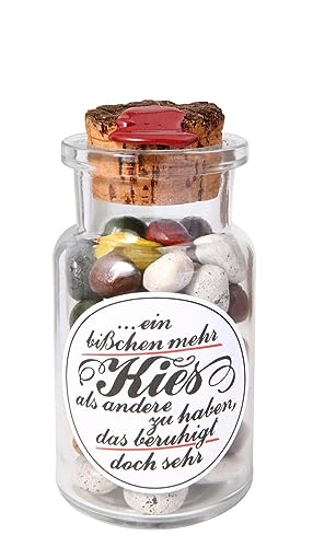 L.W.C. Michelsen -Ein bisschen mehr Kies... (140g) | gefüllte Dragées in Kieselstein-Optik | Süßigkeit | für Nachkatzen | Aus der Hamburger Manufaktur - nach traditioneller Rezeptur von L.W.C. Michelsen