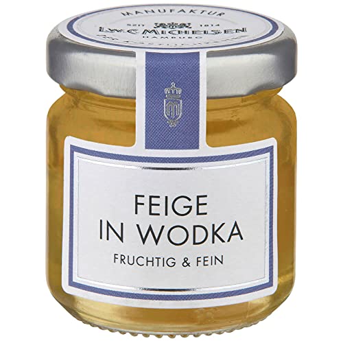 L.W.C. Michelsen - Feigen in Wodla (45g) | mit hochwertigem Feigenlikör mit Wodka | Aus der Hamburger Manufaktur - nach traditioneller Rezeptur von L.W.C. Michelsen