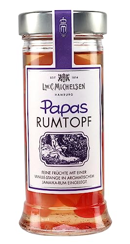 L.W.C. Michelsen - Papas Rumtopf (225g ist das besondere Geschenk zum Vatertag oder als Mitbringsel für den Lieblingspapa| Aus der Hamburger Manufaktur - nach traditioneller Rezeptur von L.W.C. Michelsen