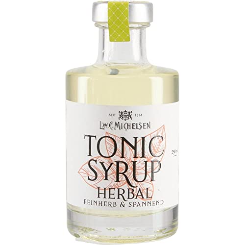 L.W.C. Michelsen - Premium Herbal Tonic Sirup (0,2 l) | alkoholfrei mit typischem Geschmack von Wacholder |Tonic Syrup von L.W.C. Michelsen