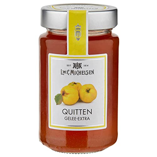 L.W.C. Michelsen - Quitte Fruchtgelee -Extra- (280g) | ausdrucksvoll & fruchtig | natürlich, ohne Zusätze | hochwertiges Quitten-Fruchtgelee | Pure Natürlichkeit in einem Glas von L.W.C. Michelsen