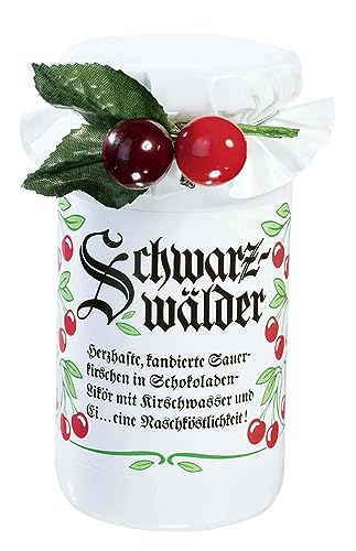 L.W.C. Michelsen - Schwarzwälder Naschtöpfchen (200g) - Kandierte Sauerkirschen in Schokoladen-Eierlikör & Kirschwasser | fruchtig & würzig | nach traditionsreicher Rezeptur von L.W.C. Michelsen