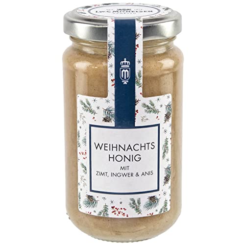 L.W.C. Michelsen - Weihnachts-Honig mit Zimt, Ingwer & Anis (250g) | cremig & würzig | hochwertiger Honig für puren Wintergenuss | Pure Natürlichkeit in einem Glas von L.W.C. Michelsen