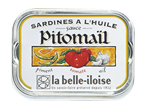 La Belle-Iloise Sardinen Pitomail (Piment, Tomate, Knoblauch), 115 g von LA BELLE ILOISE