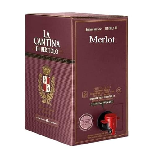 LA CANTINA DI BERTIOLO MERLOT ROTWEIN BAG IN BOX 5 LT von LA CANTINA DI BERTIOLO