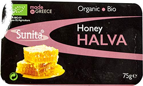 Organic Halva (Honey) No Added Sugar - 75g, 12 pack von LA FINESTRA SUL CIELO