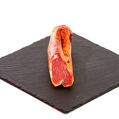 La Finojosa - Lomo (Lendenstück) aus Eichelmast Iberisch, 50% Iberische Rasse - Ganzes Stück - 400/500 g - Mindestens 90 Tage Reifezeit - Iberico Wurstware - Intensives Aroma - Dehesa de Los Pedroches von LA FINOJOSA "MANJARES DE PURA RAZA"