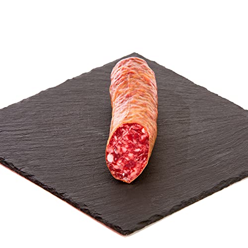 La Finojosa - Salchichón Iberico aus Eichelmast - 300/400 g - Mindestens 90 Tage Reifezeit - Iberico Wurstware - Angenehmes und Intensives Aroma - Dehesa de Los Pedroches von LA FINOJOSA "MANJARES DE PURA RAZA"