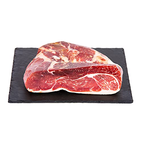 La Finojosa - Schinken Iberico, 50% Iberische Rasse - Ohne Knochen - Gewicht von 4,5 bis 5 kg - Mindestens 30 Monate Reifezeit - Schinkenkeule - Intensives und Angenehmes Aroma von LA FINOJOSA "MANJARES DE PURA RAZA"