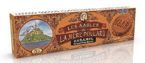 Sablés Caramel, Galettes Caramel - Französisches Gebäck mit Butter, Karamell und gesalzener Butter aus der Normandie Mont St. Michel, La Mere Poulard 125g von LA MERE POULARD