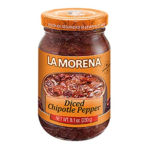 La Morena Chipotle Peppers Dose 230g gewürfelt von LA MORENA