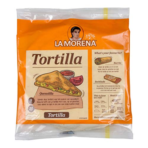 La Morena Tortilla natur 8 x 20 cm Beutel 320 Gramm von LA MORENA