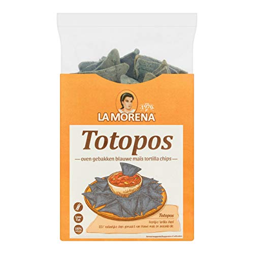 La Morena Totopos Blue Corn Tortilla Chips - Beutel 150 Gramm von LA MORENA